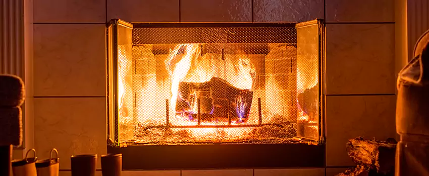 Mendota Hearth Landscape Fireplace Installation in Shawnee, Kansas