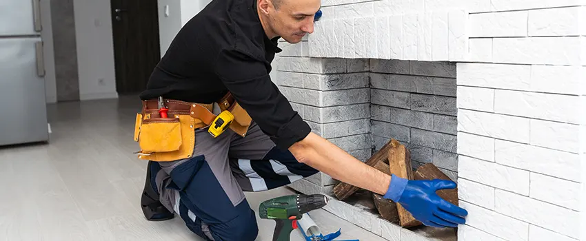 Fireplace Damaged Damper Frame Repair Services in Shawnee, Kansas