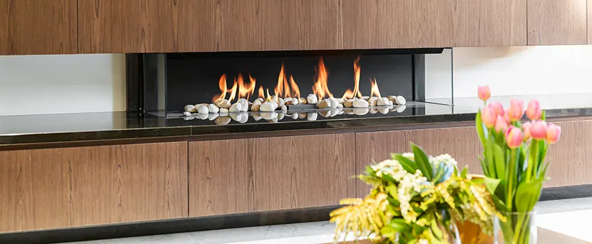Double-height Fireplace Design Refurbishment in Shawnee, Kansas