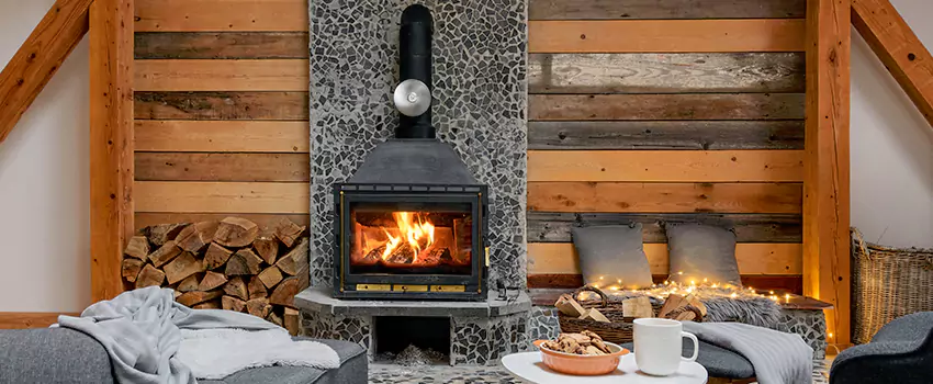 Thelin Hearth Products Direct Vent Gas Stove Fireplace Inspection in Shawnee, Kansas